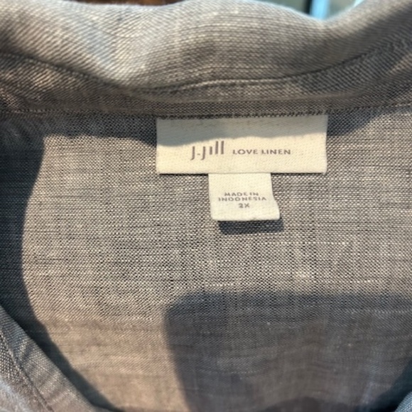 J Jill love linen button down shirt - Picture 4 of 4